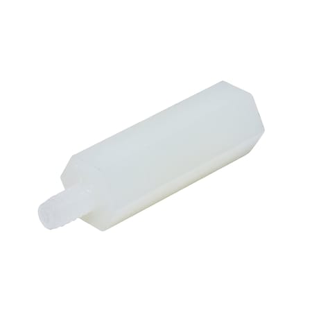 Usa Industrials Hex Standoff, #8-32 Thrd Sz, Nylon Plain, 1/4 in Hex W BULK-SNDF-851